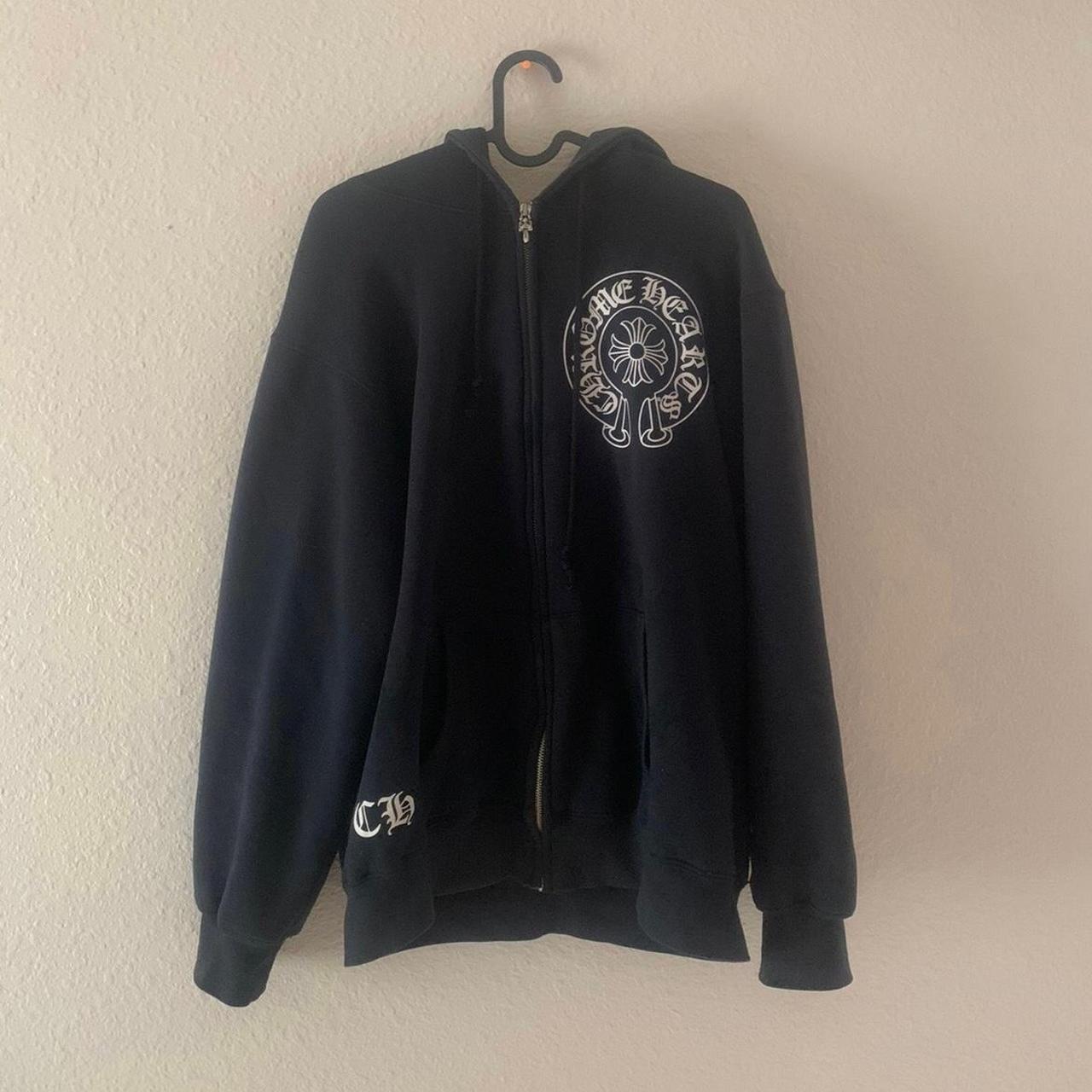 Chrome Hearts Horse Shoe Zip Up Older chrome piece... - Depop