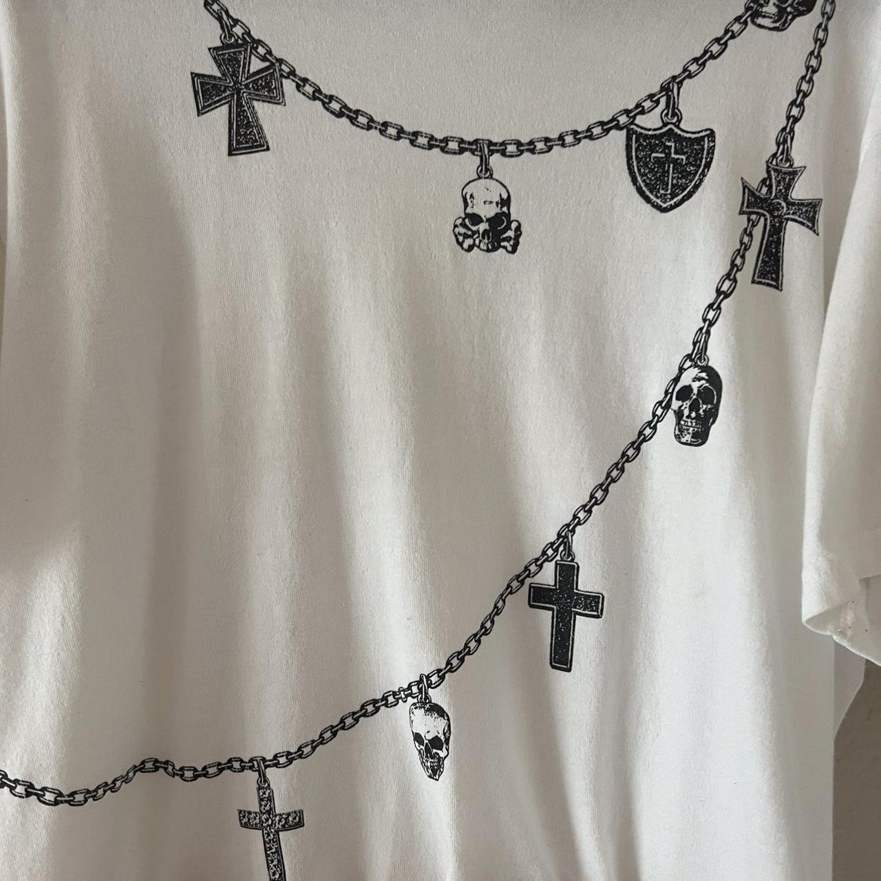 Number Nine Skull Chain N(n) nine graphic chain tee | Depop Number Nine Skull Chain N(n) nine graphic chain tee | Depop