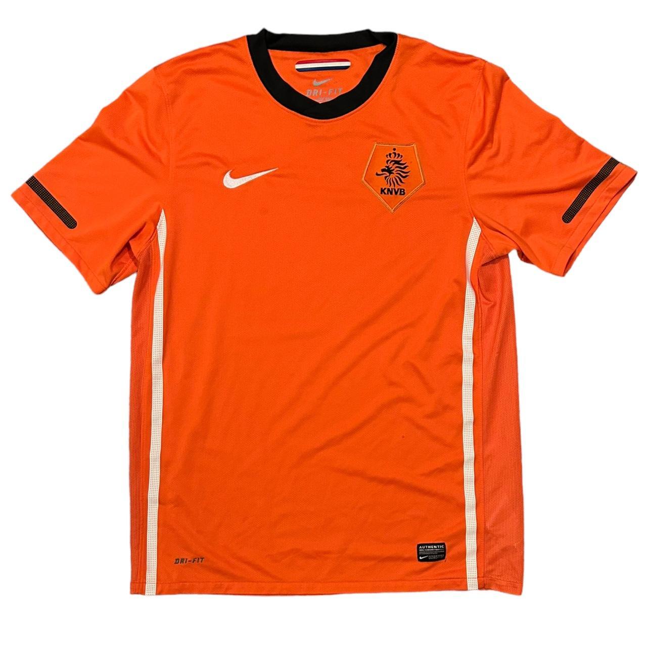Nike Men's Orange and Black Shirt | Depop