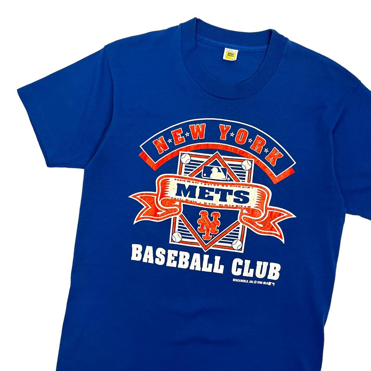 Vintage New York Mets Tee Vintage New York Mets - Depop