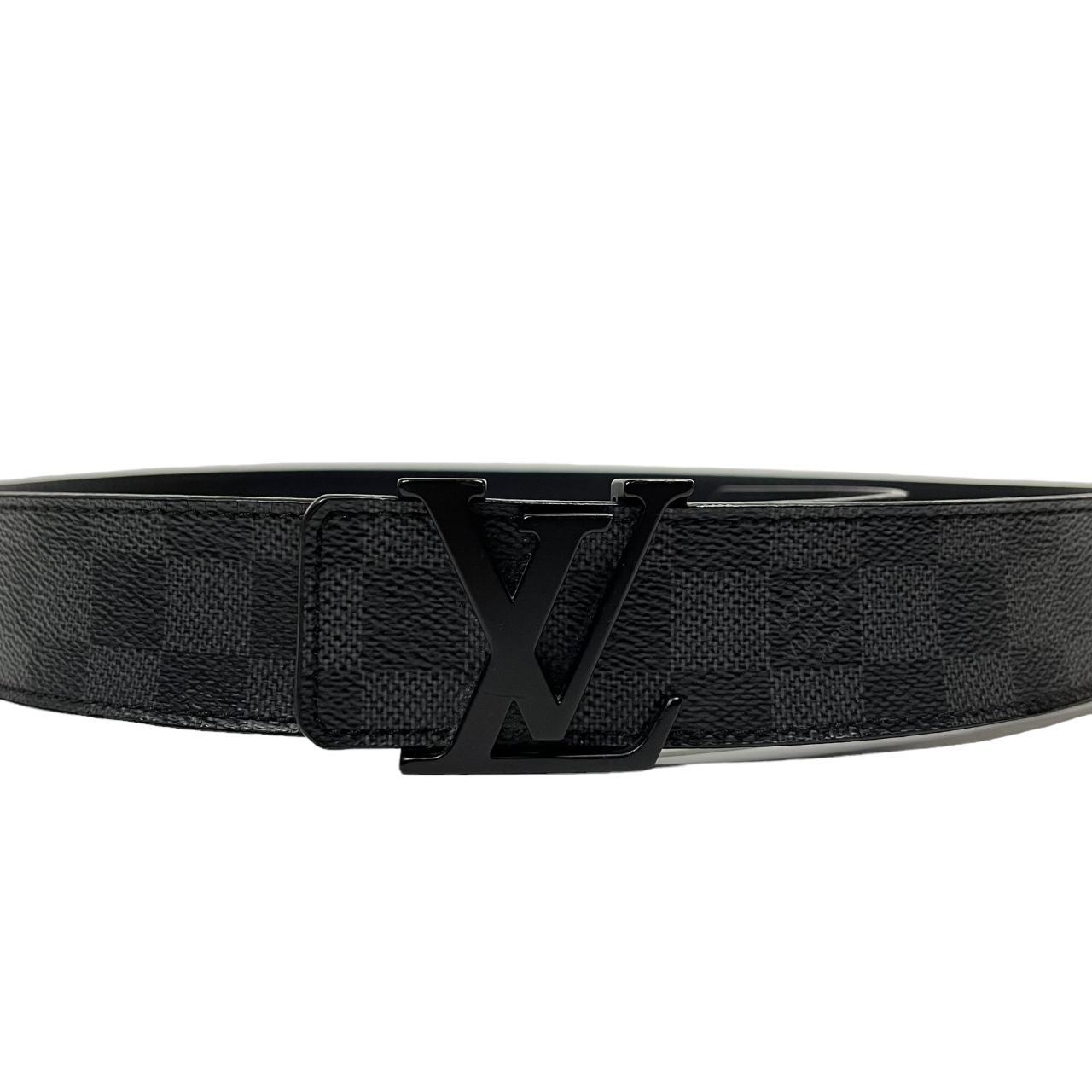 Louis Vuitton Damier Graphite Belt Size 90 (M32")... Depop