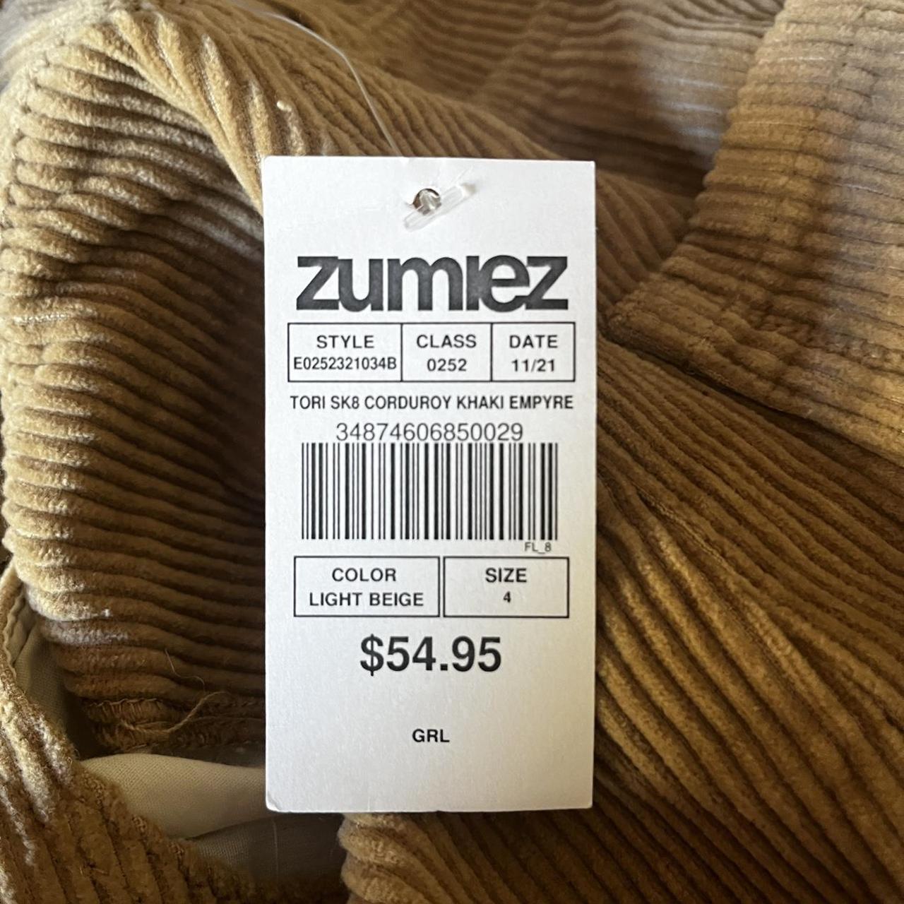 Zumiez Women's Tan and Cream Trousers (4)