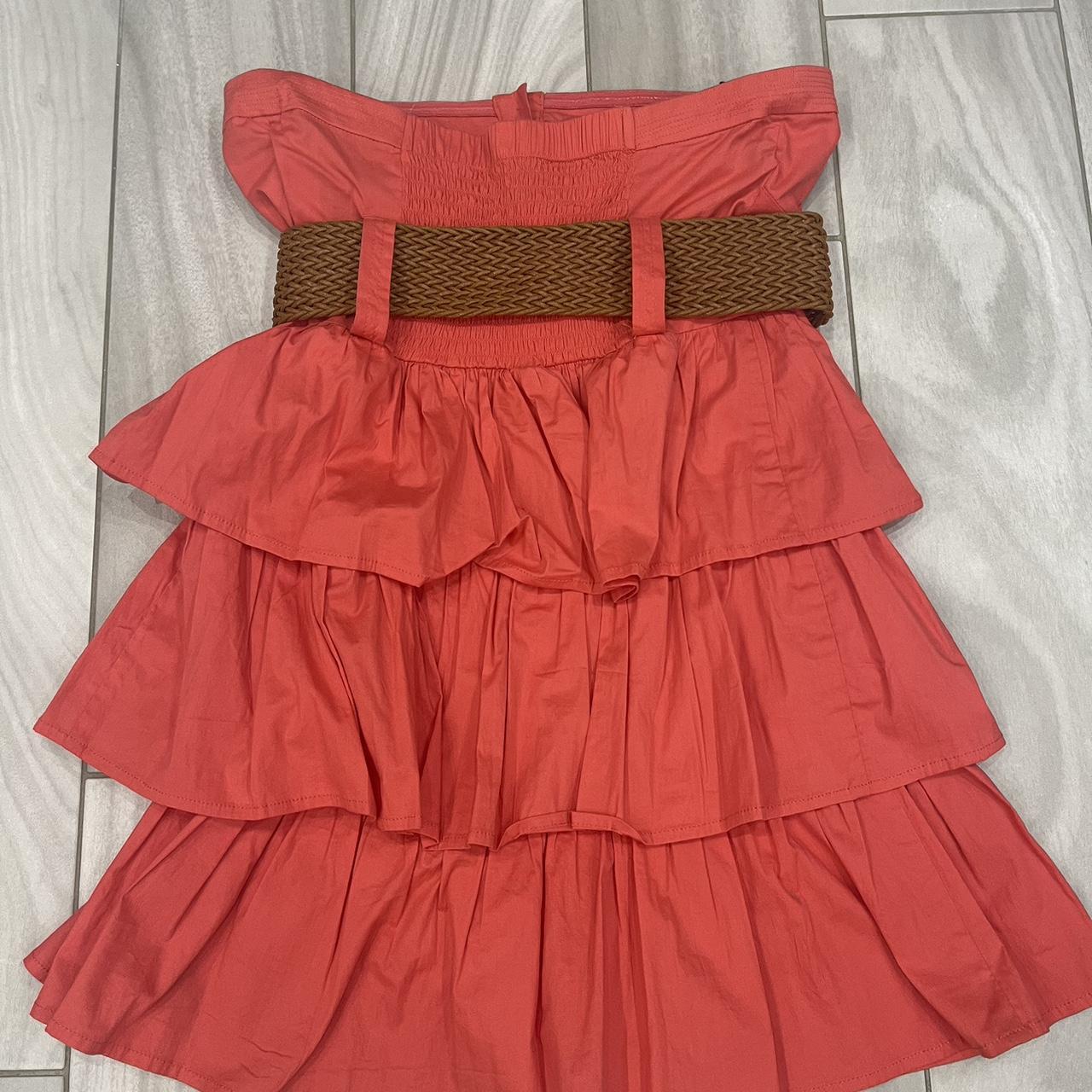 bebe-women-s-red-shirt-depop