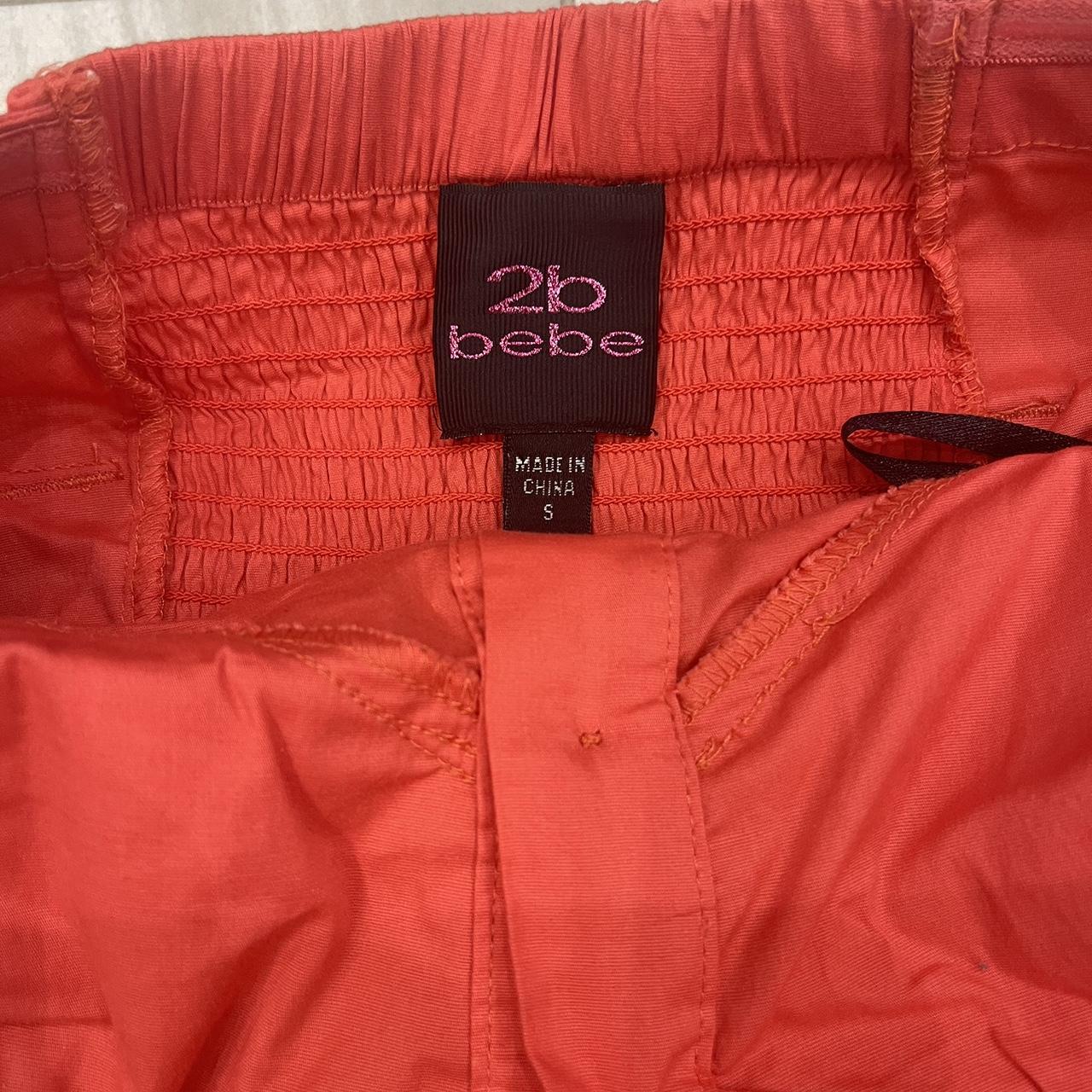 bebe-women-s-red-shirt-depop