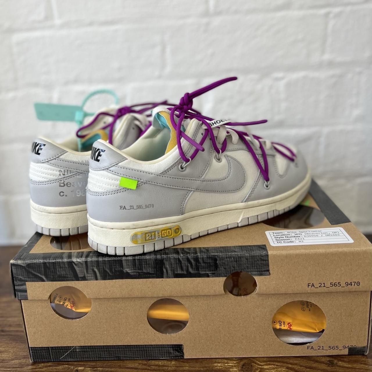 mens nike off white trainers