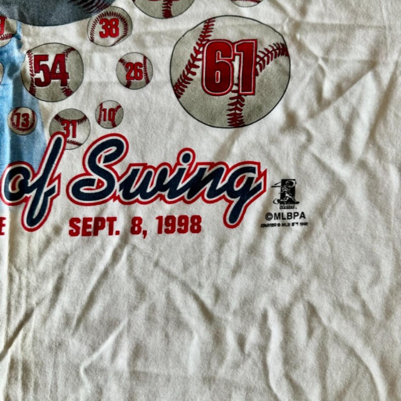 Vintage Starter MARK McGWIRE St Louis Cardinals Mens - Depop