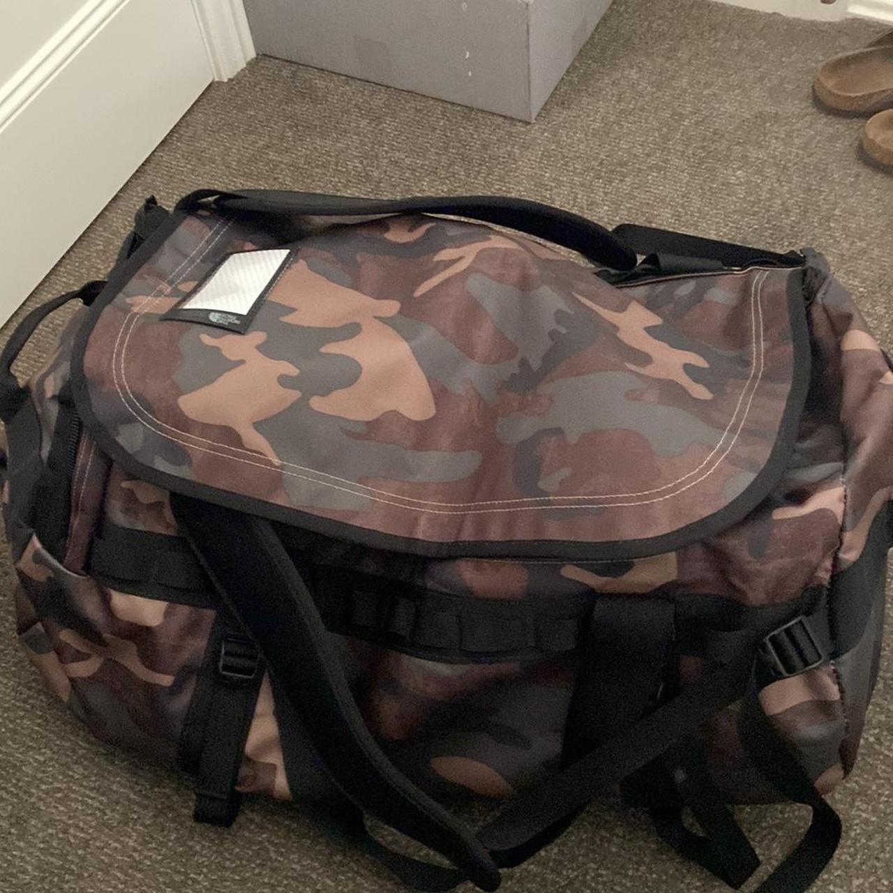 The North Face Duffel Bag Camo Large *Used for a... - Depop