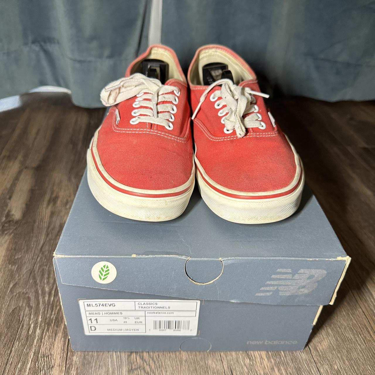 Red vans size on sale 11