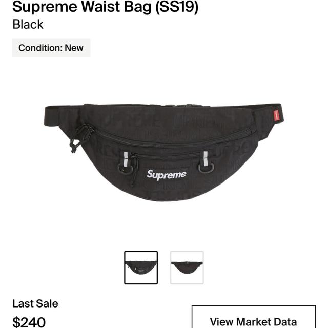 Supreme ss19 hot sale waist bag