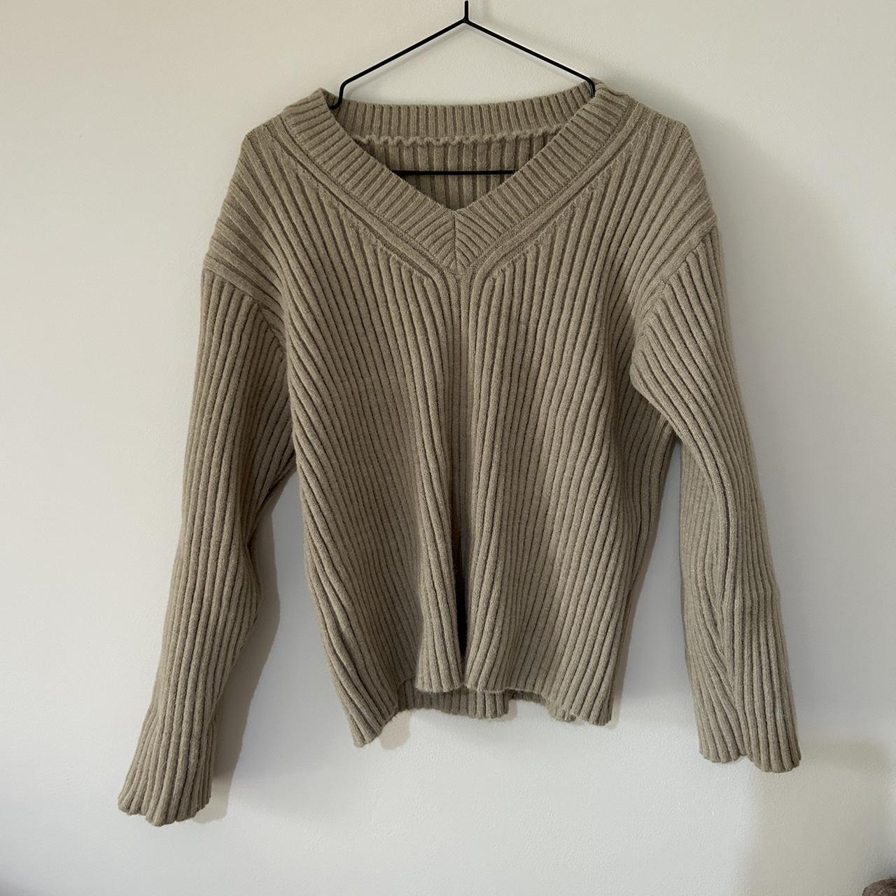 Brand Unknown - Oversized sweater top/jumper. Size... - Depop
