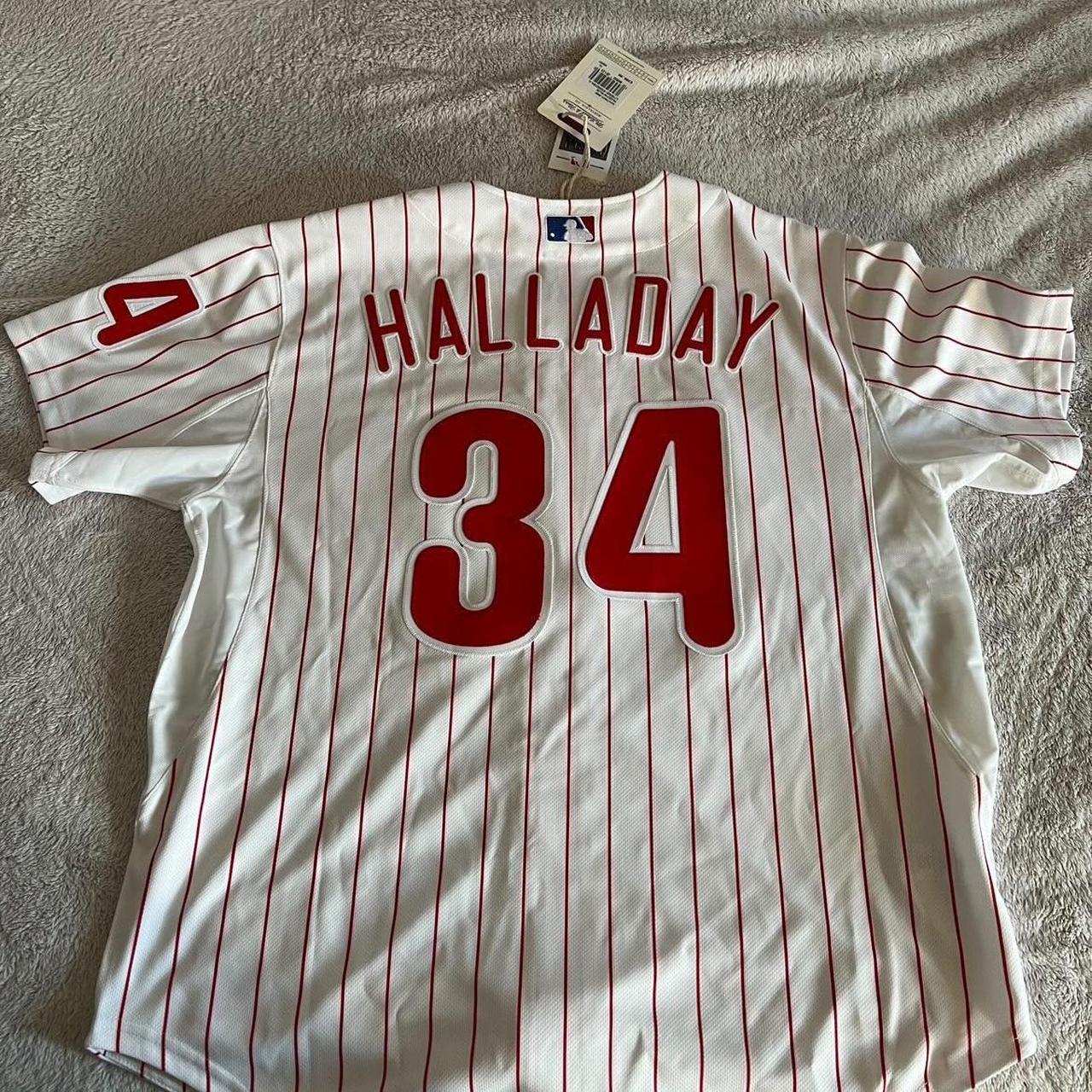 Authentic Phillies 2010 Roy Halladay jersey Brand - Depop