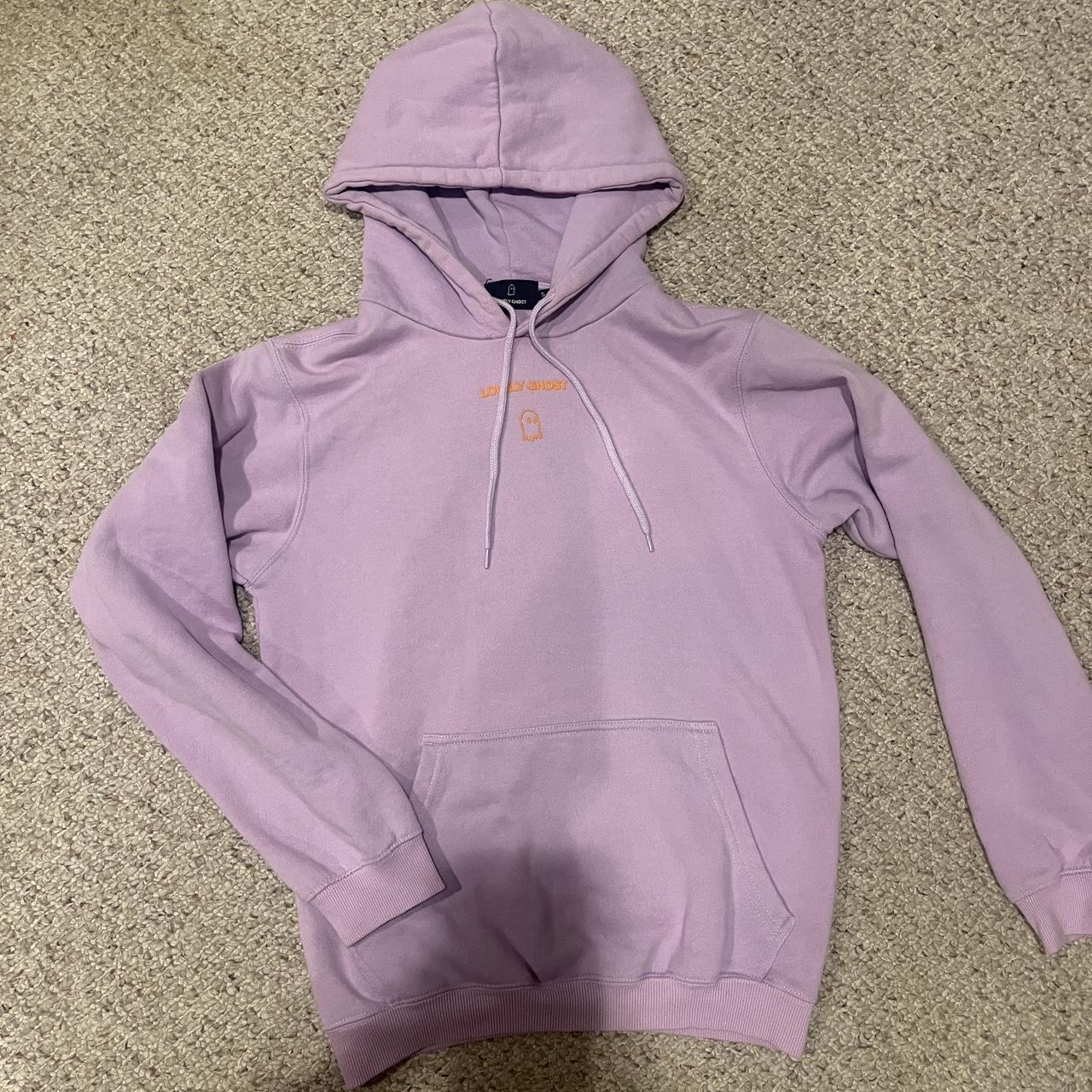 Lonely Ghost Women's Purple Hoodie | Depop