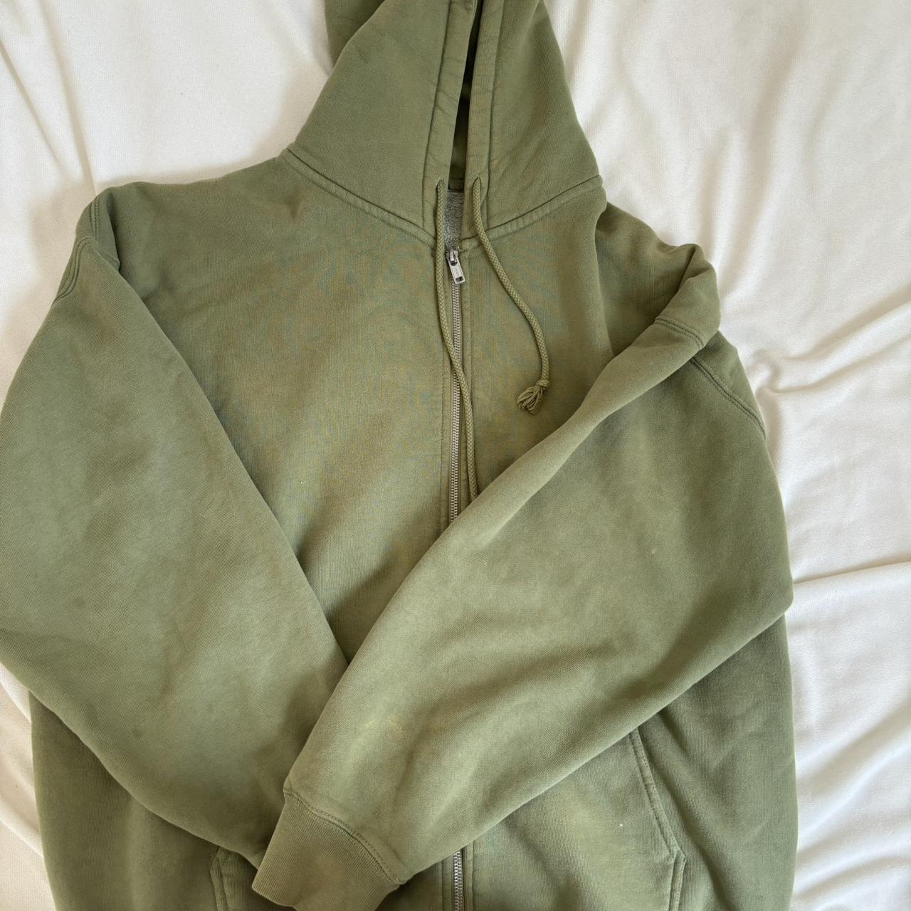 brandy melville matcha green christy hoodie very... Depop