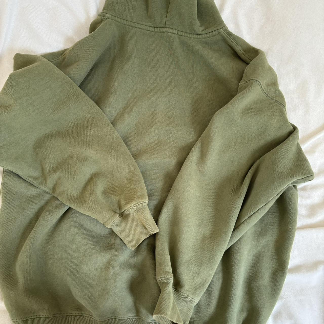 brandy melville matcha green christy hoodie very... Depop