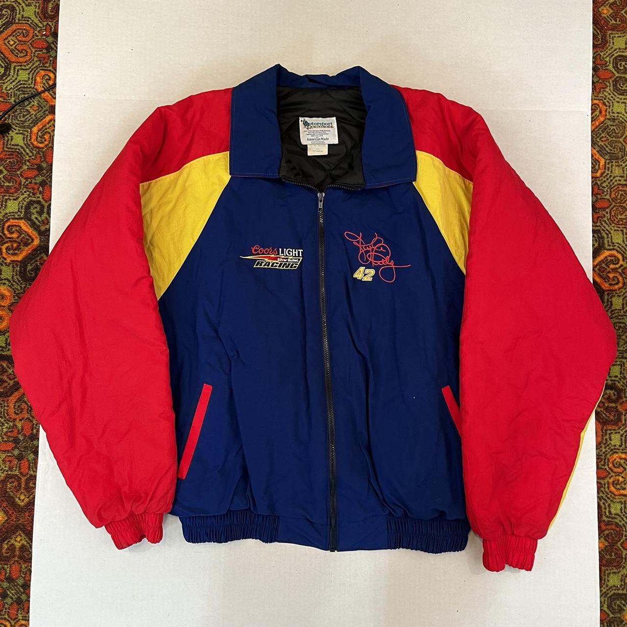 Men's Blue and Red Jacket | Depop