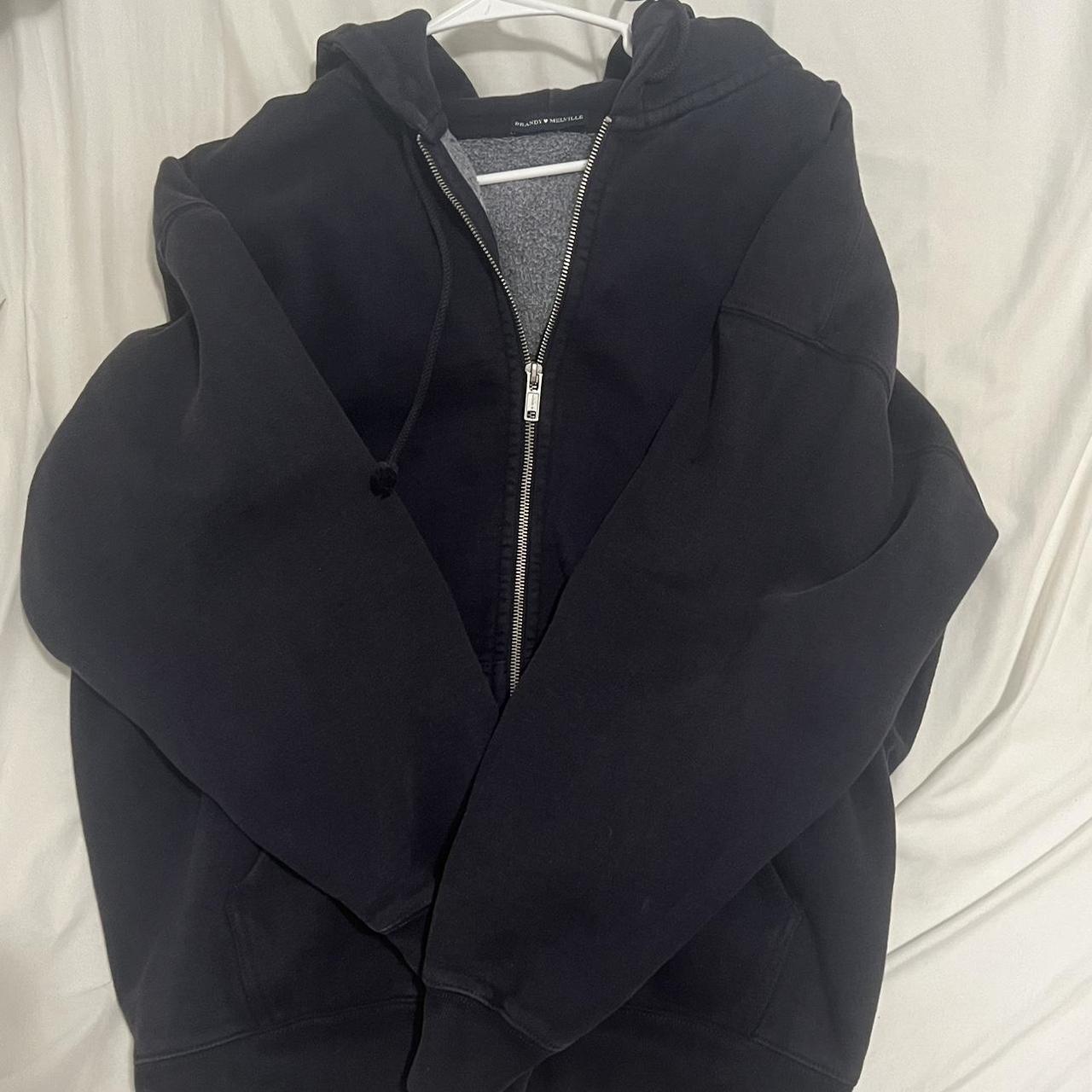 Navy blue Brandy Melville Christy hoodie. Depop