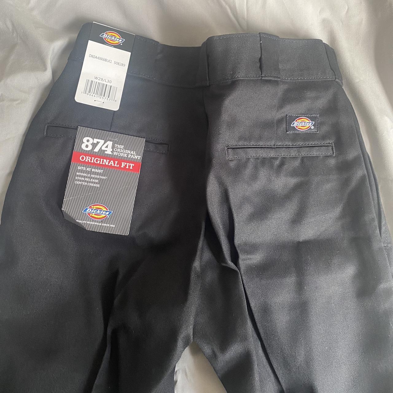 Dickies Black original fit work pants. 29w 30L.... - Depop