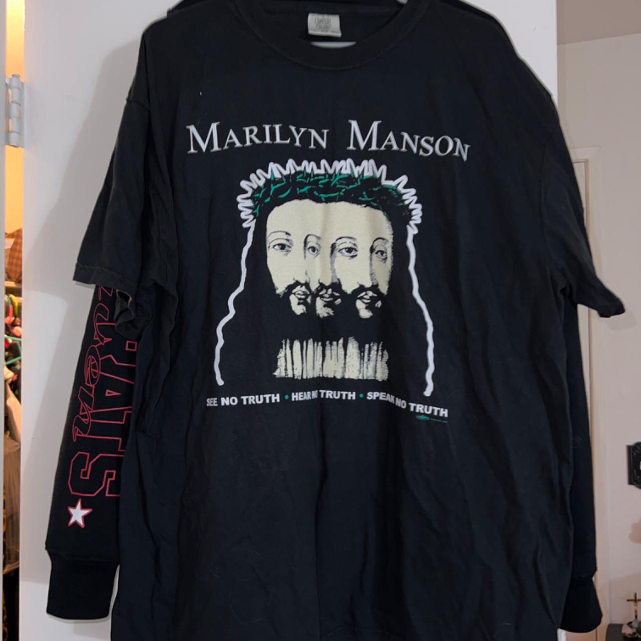 Marilyn Manson vintage TEE Believe Tシャツ - トップス