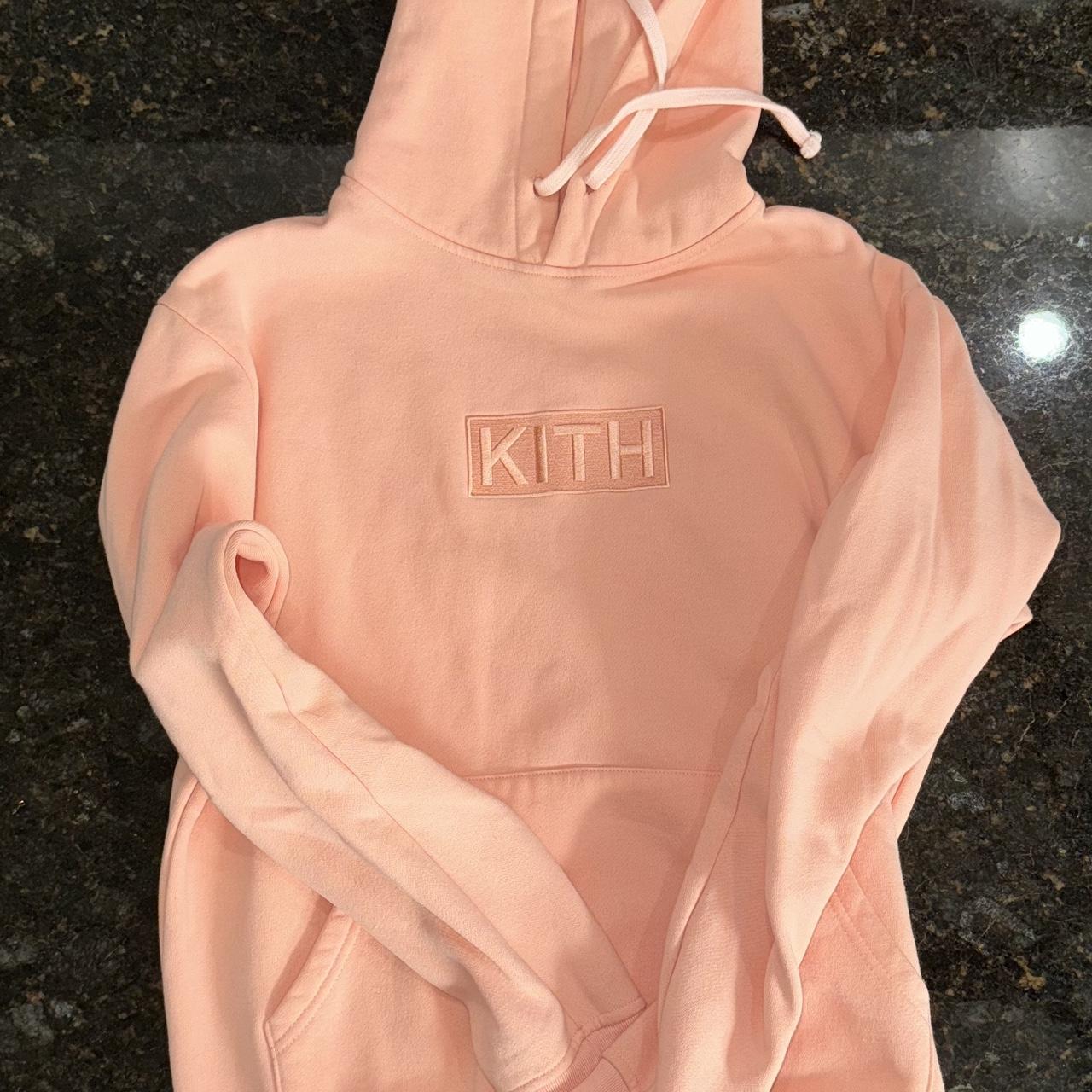 Kith hoodie pink online