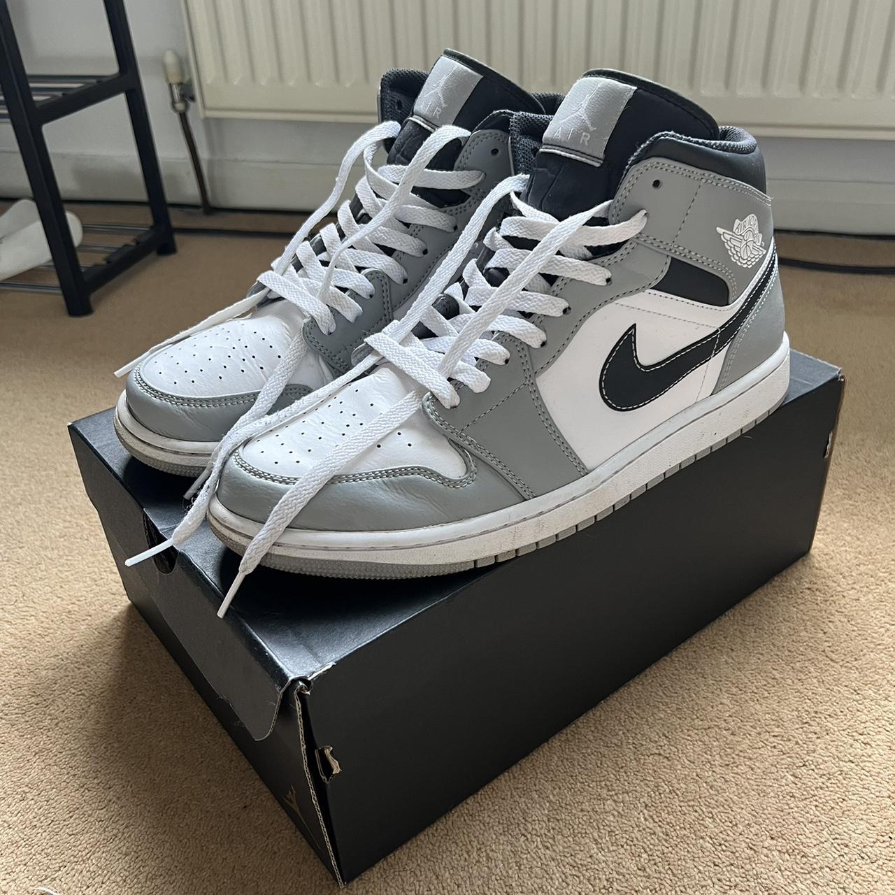 Light Smoke Grey Jordan Mid Grise Homme Jordan Mid Light Smoke