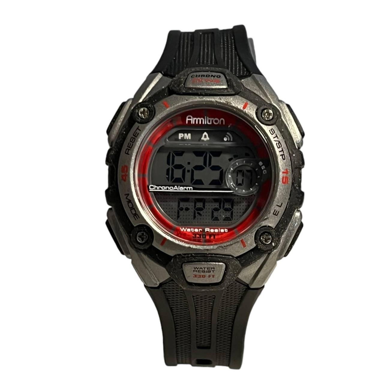 Armitron red online watch