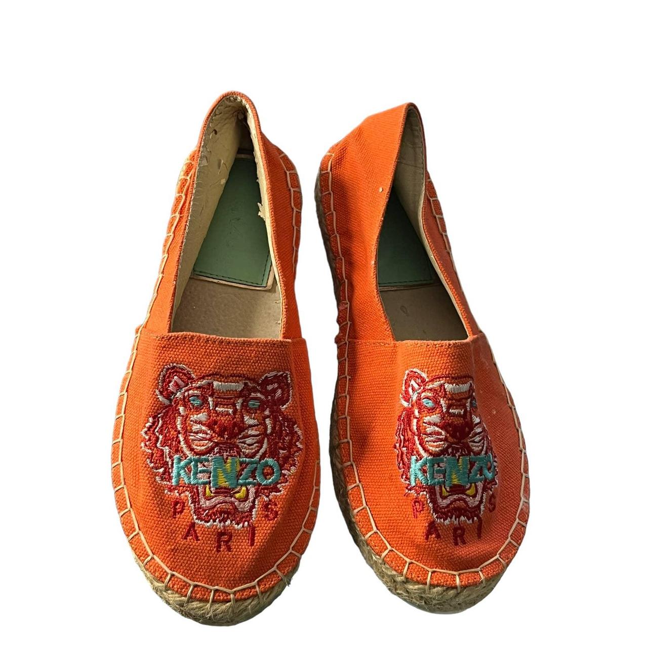 Orange 2025 kenzo espadrilles