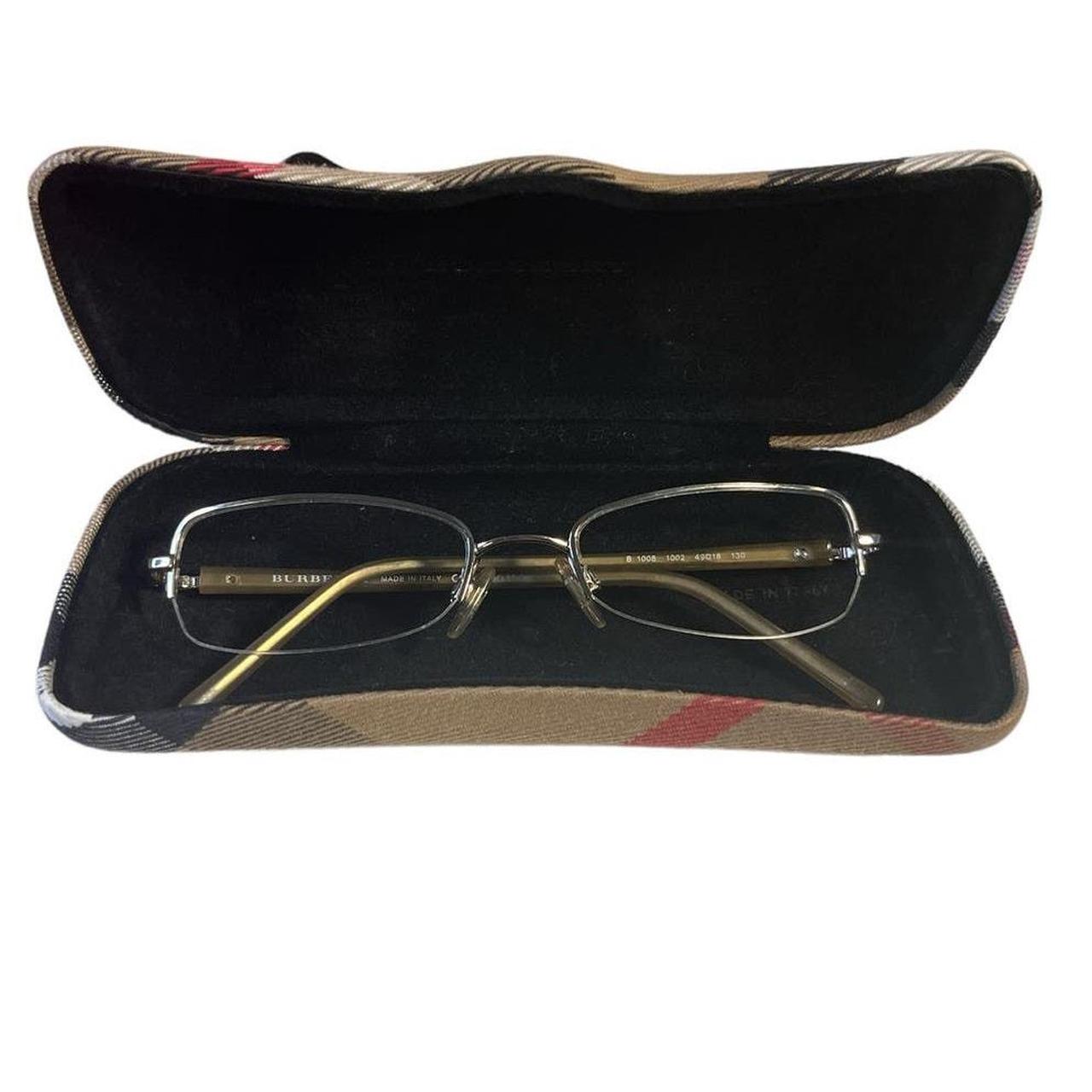 Burberry glasses mens gold deals