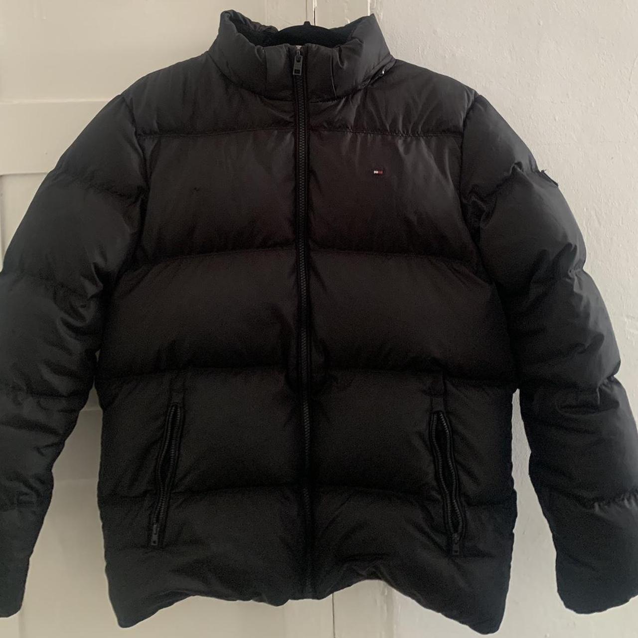 Tommy Hilfiger Men's Black Coat | Depop