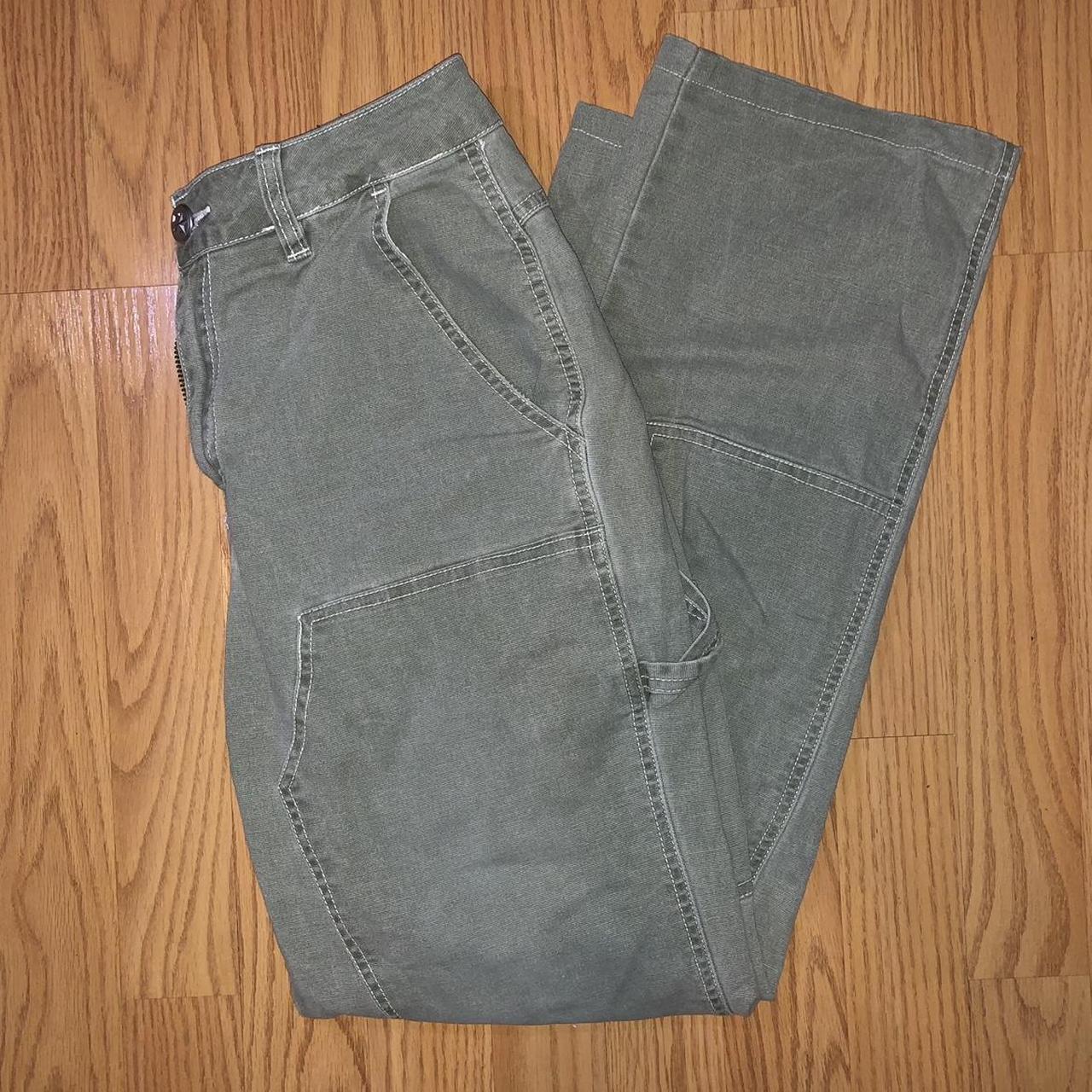 GREEN CARPENTER JEANS Wore them a couple times but... Depop