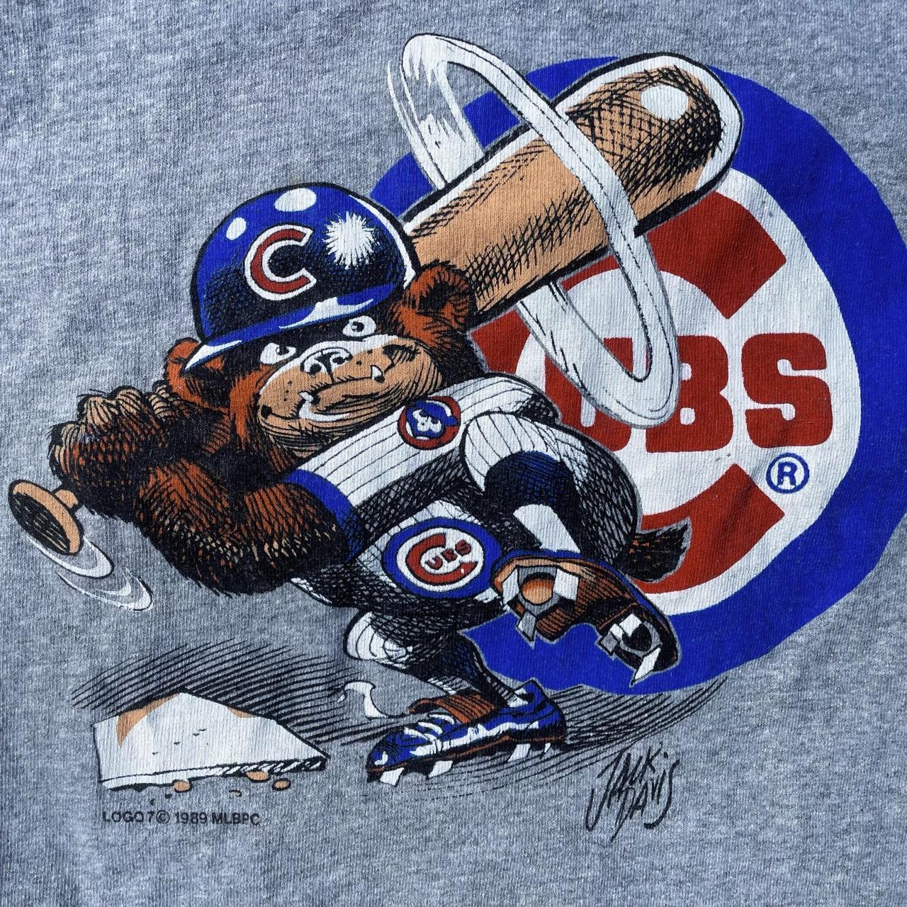 Vintage 1989 Chicago Cubs T-Shirt #blackfriday - Depop