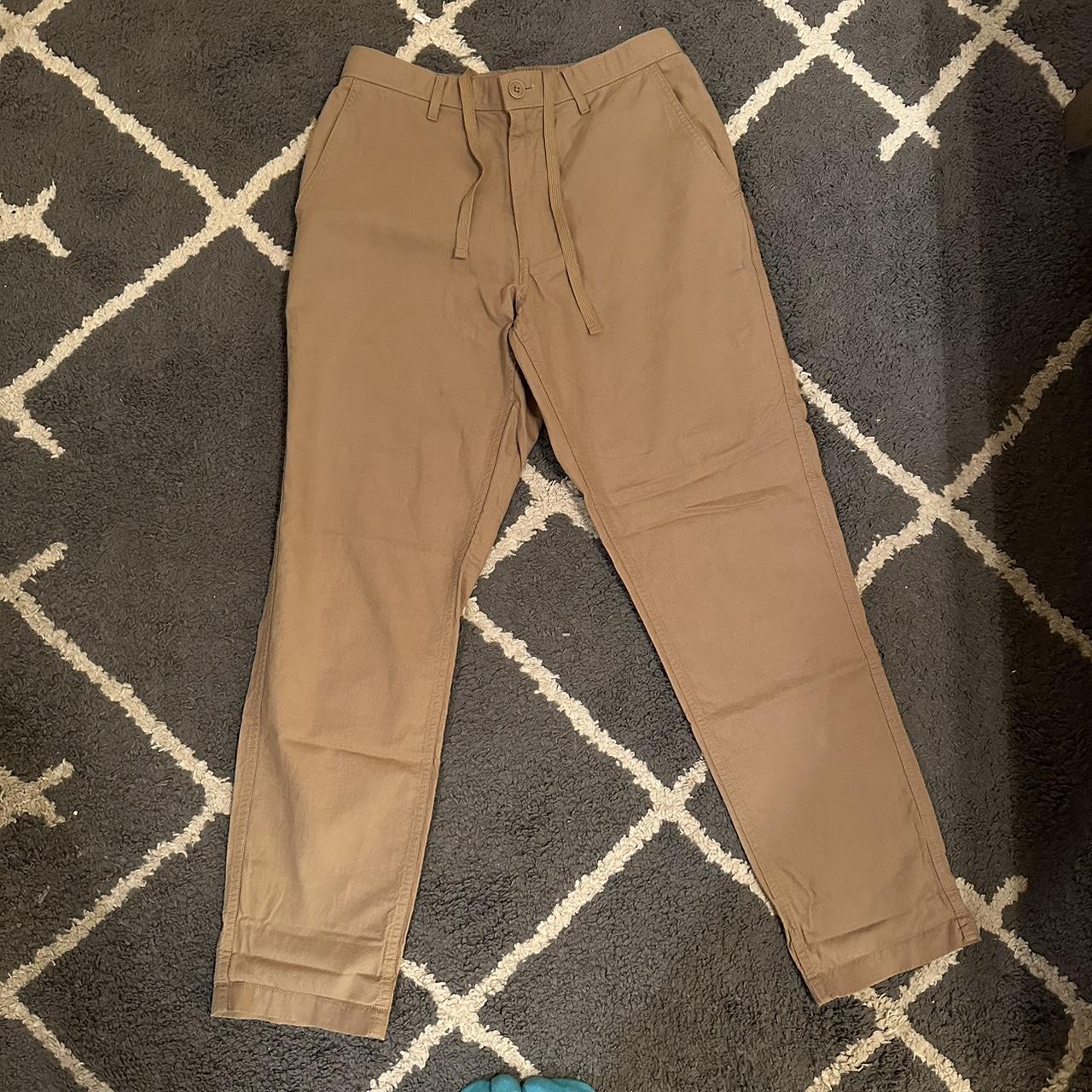 Uniqlo light cotton/linen pants Size S Depop