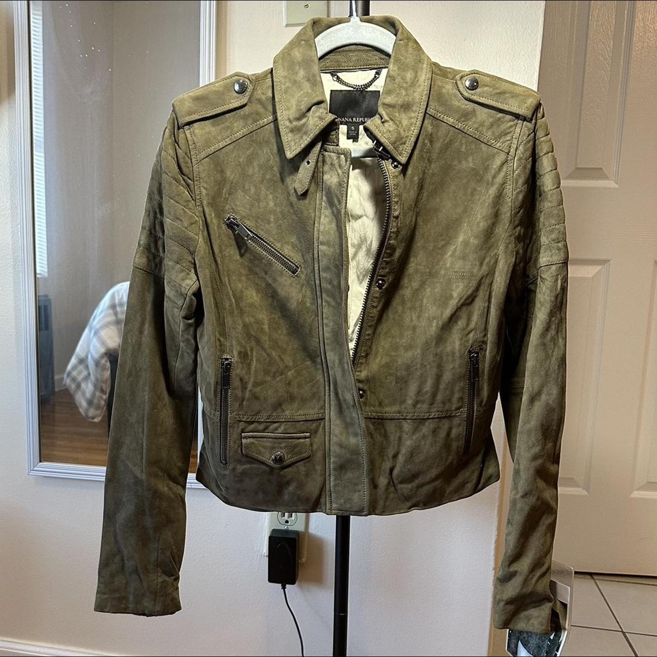 Banana republic green on sale jacket