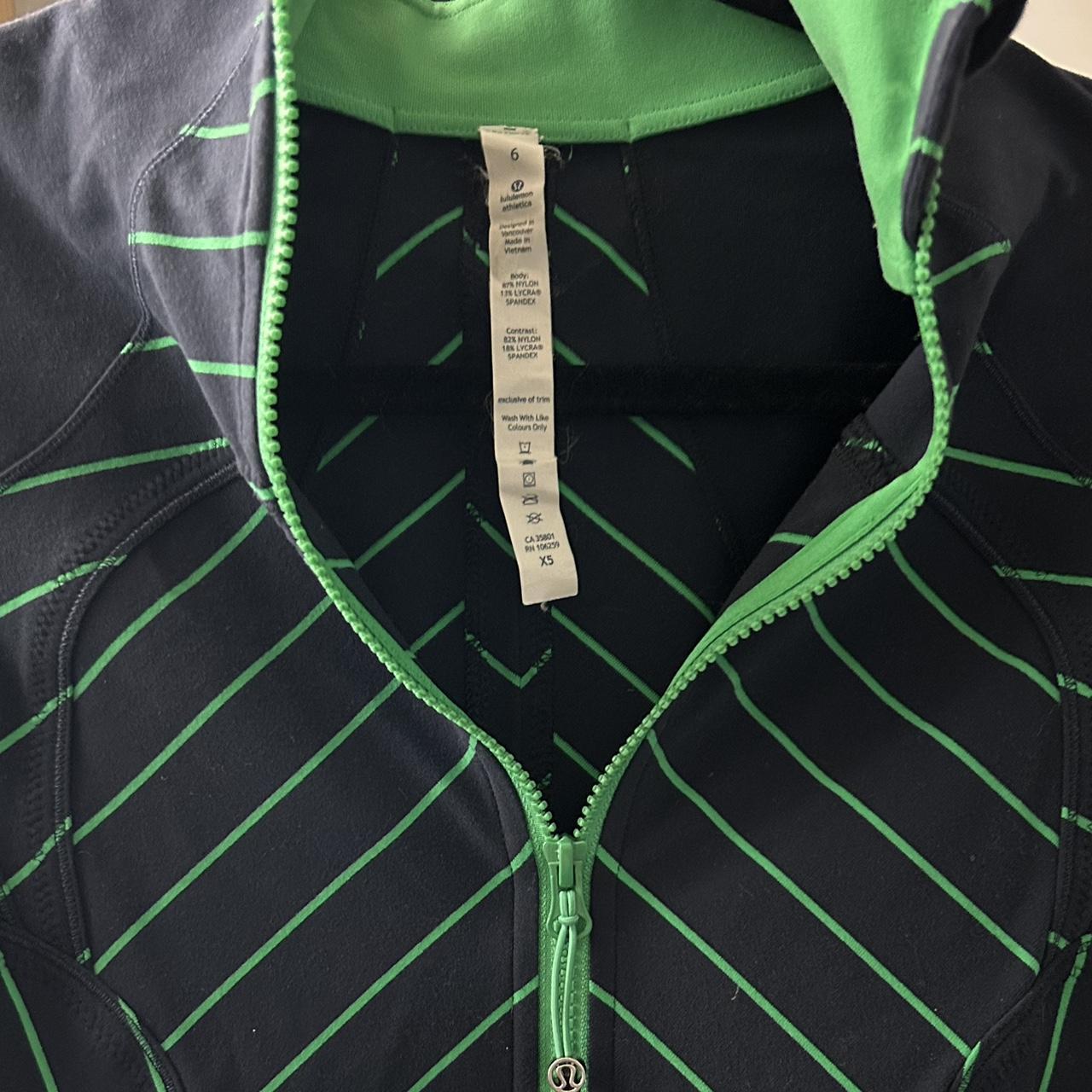 Lululemon Navy X5 sale Zip Up Jacket Size 6