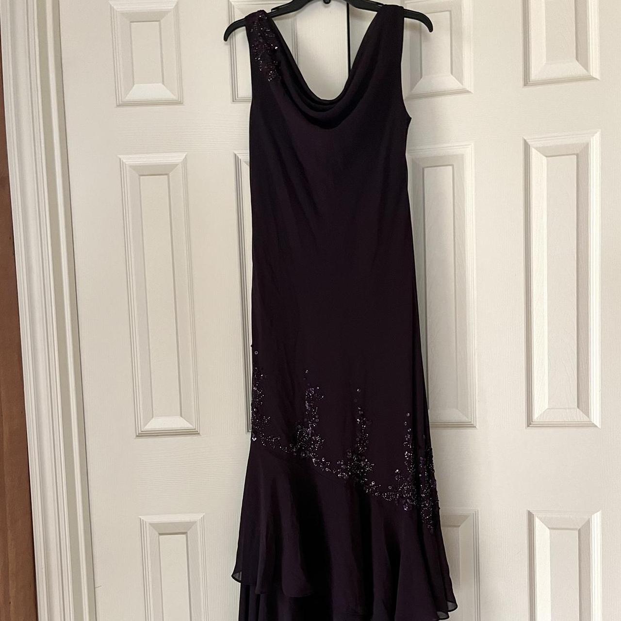 90s whimsigothic purple prom dress Flowy... - Depop
