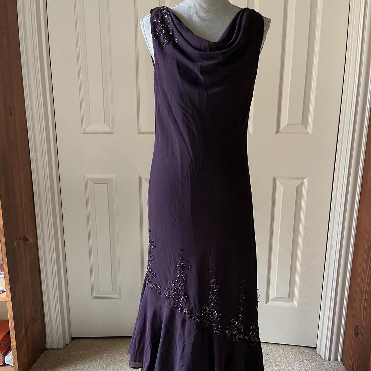 90s whimsigothic purple prom dress Flowy... - Depop