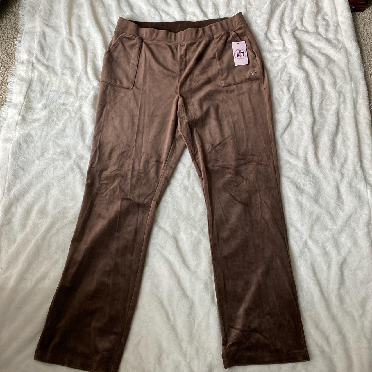 Juicy Couture Women's Brown Joggers-tracksuits | Depop