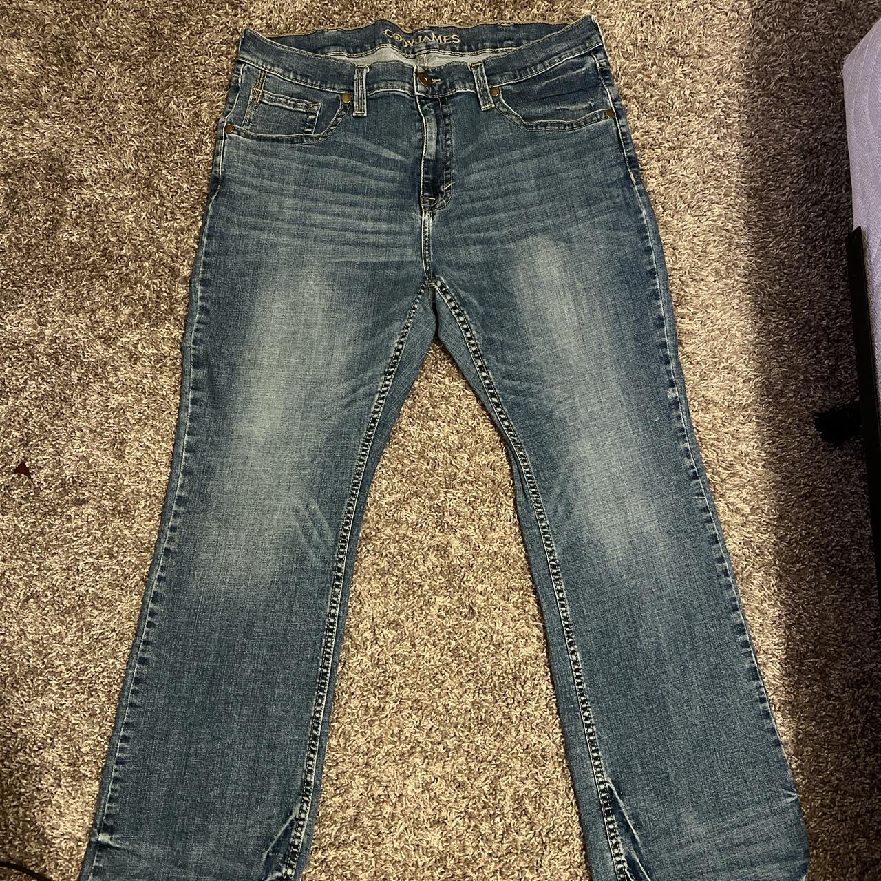 Baggy vintage clear jeans cody james - Depop