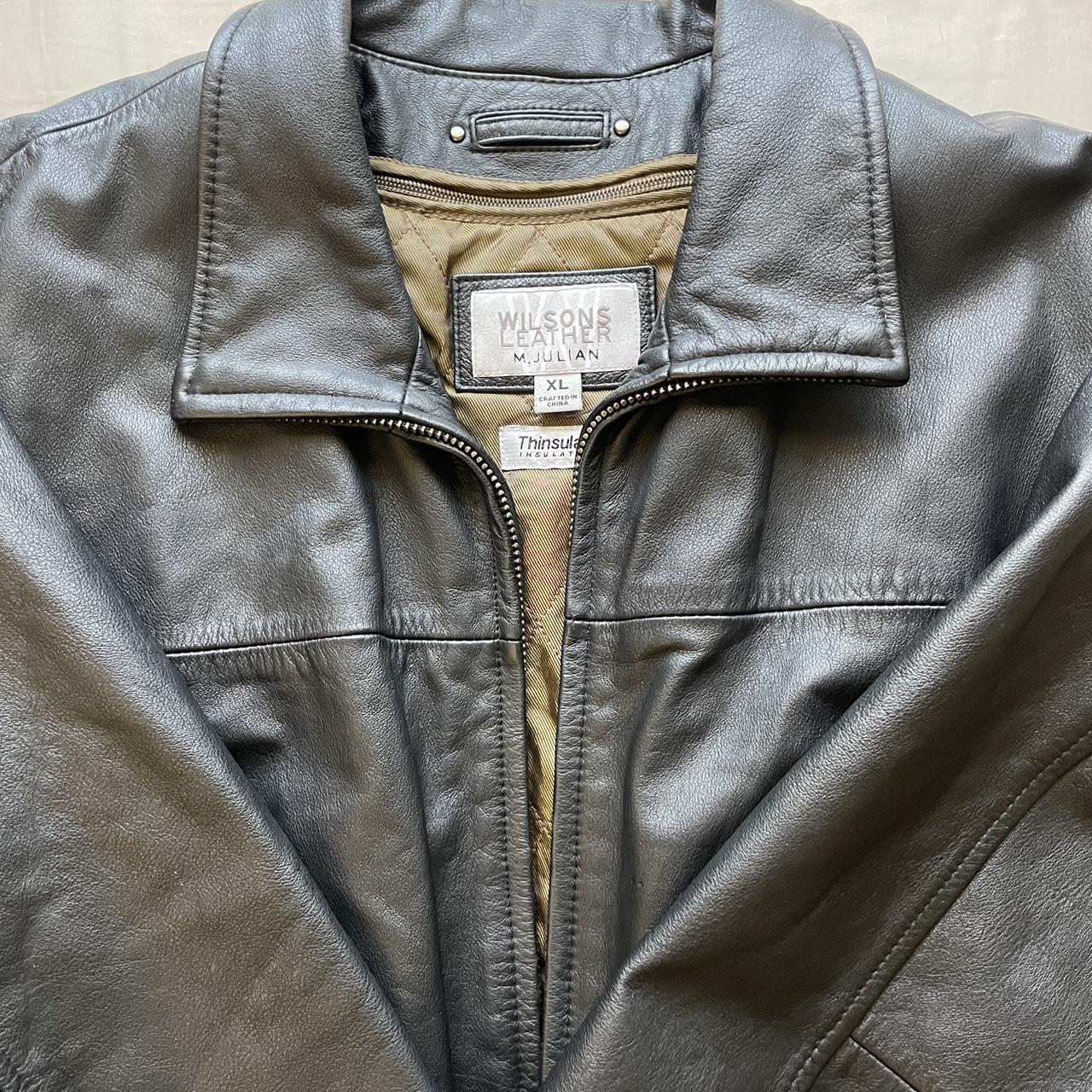 Mens Wilsons Leather Jacket Size outlets XL