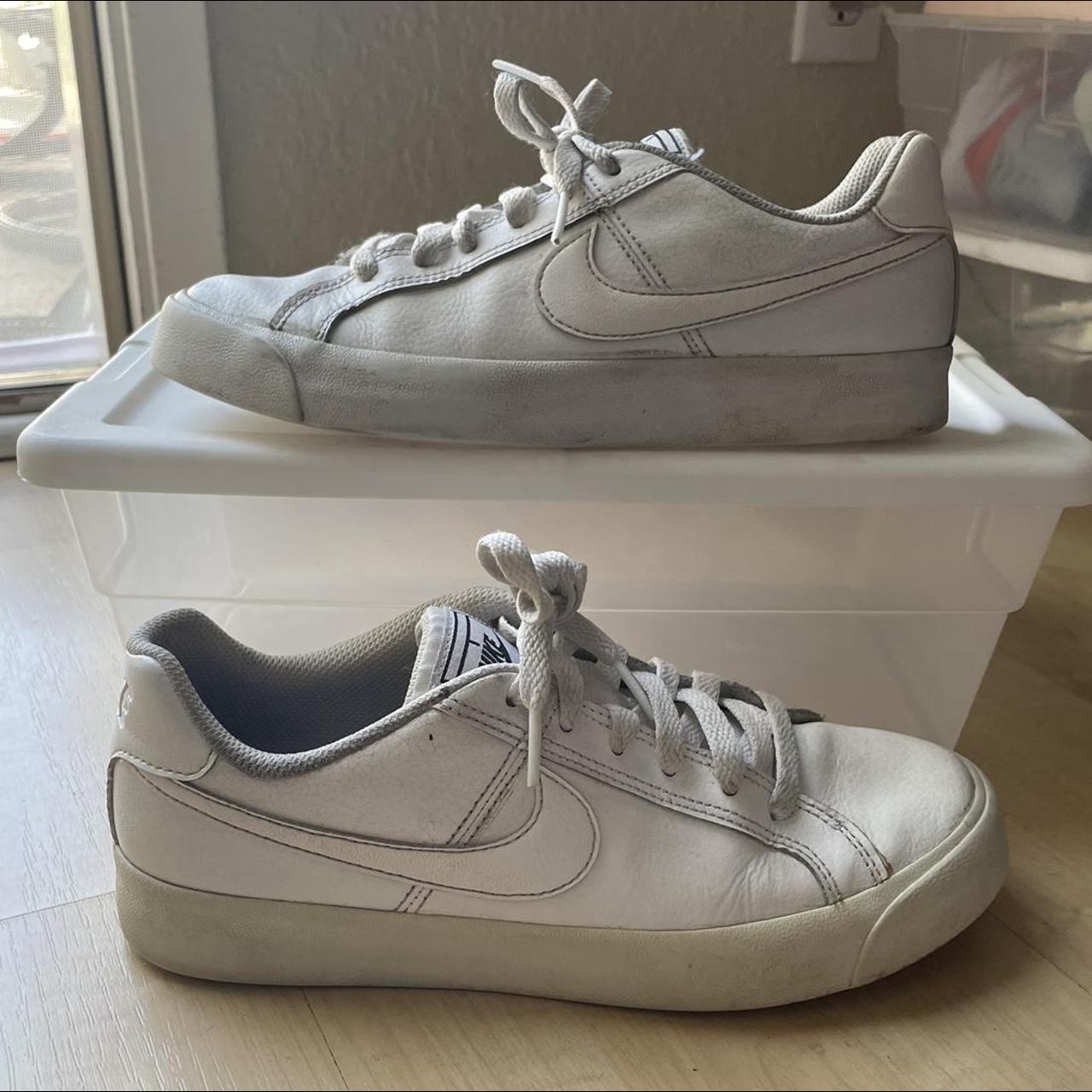 nike white court shoes