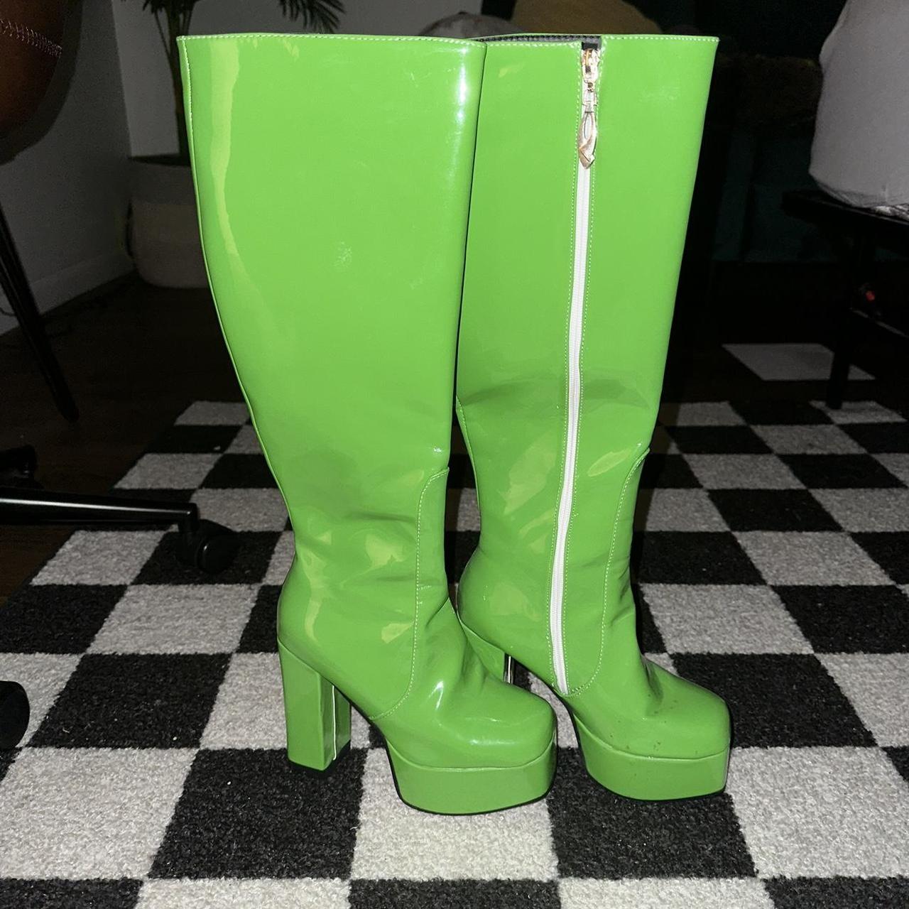 Women’s Green Boots | Depop