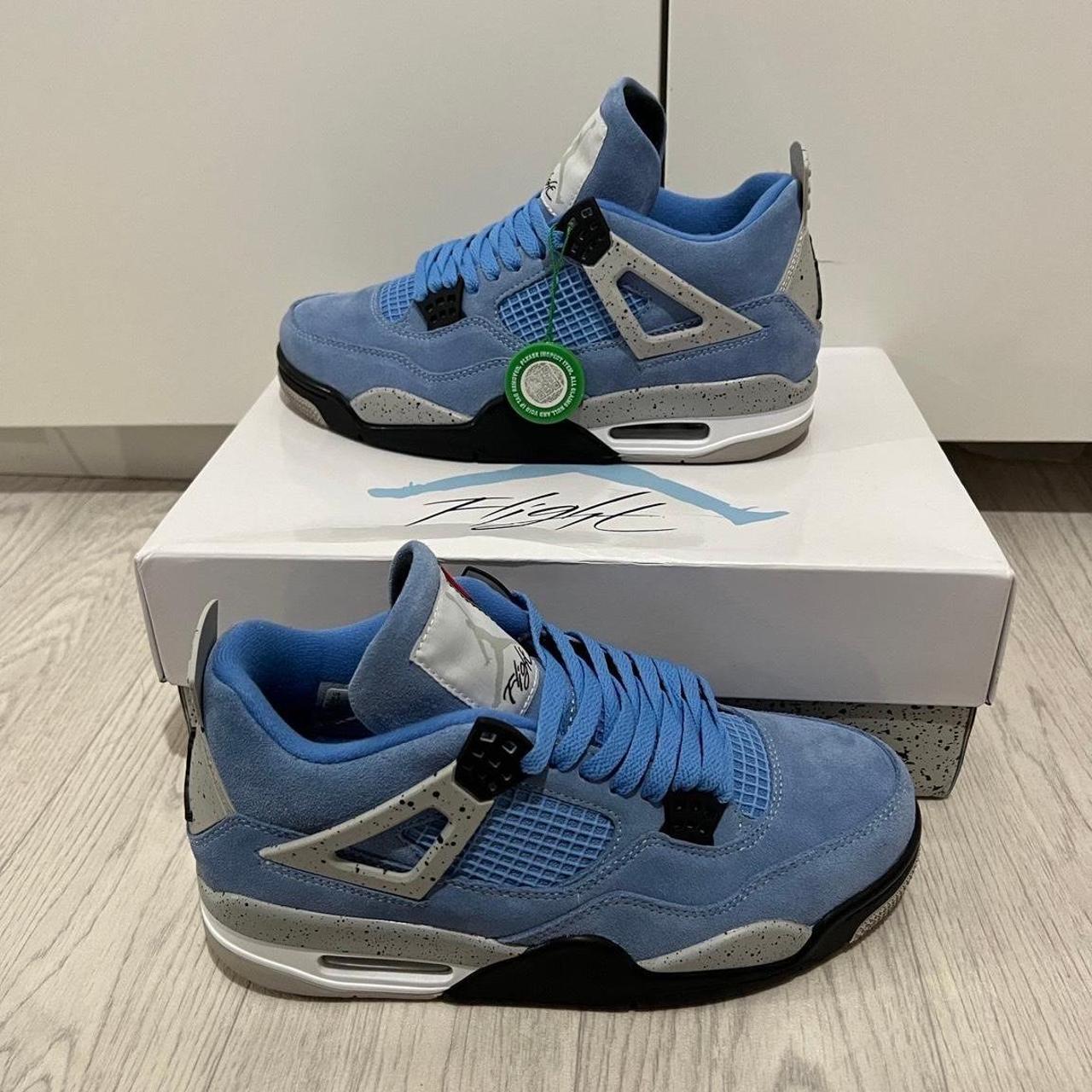 NIKE AIR JORDAN 4 UNIVERSITY BLUE - Depop