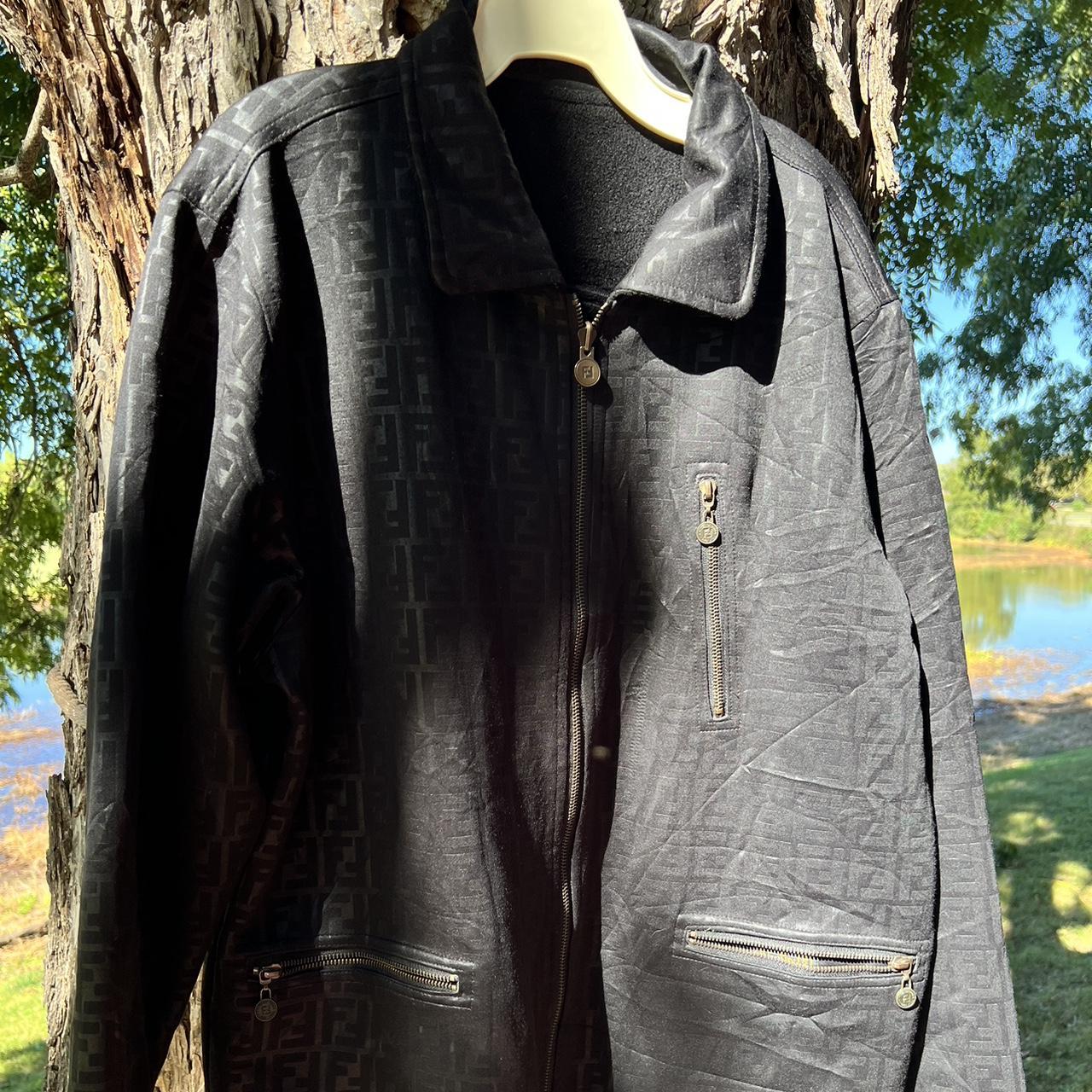 Fendi reversible outlet zucca jacket