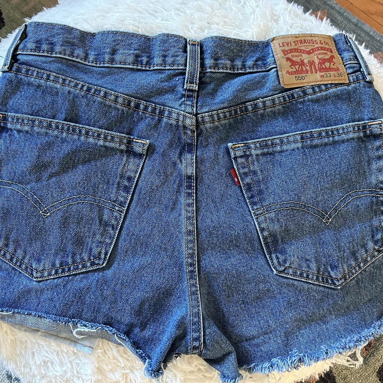 Levi’s women shorts size W33 L36 levis shorts... Depop