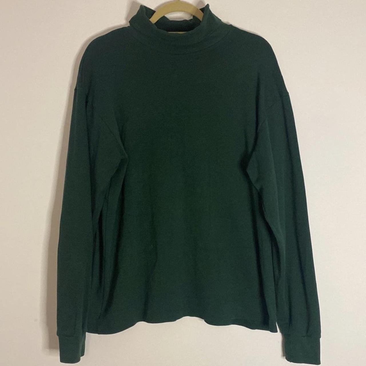 Vintage Men’s XL 100% cotton Lands End forest green... - Depop