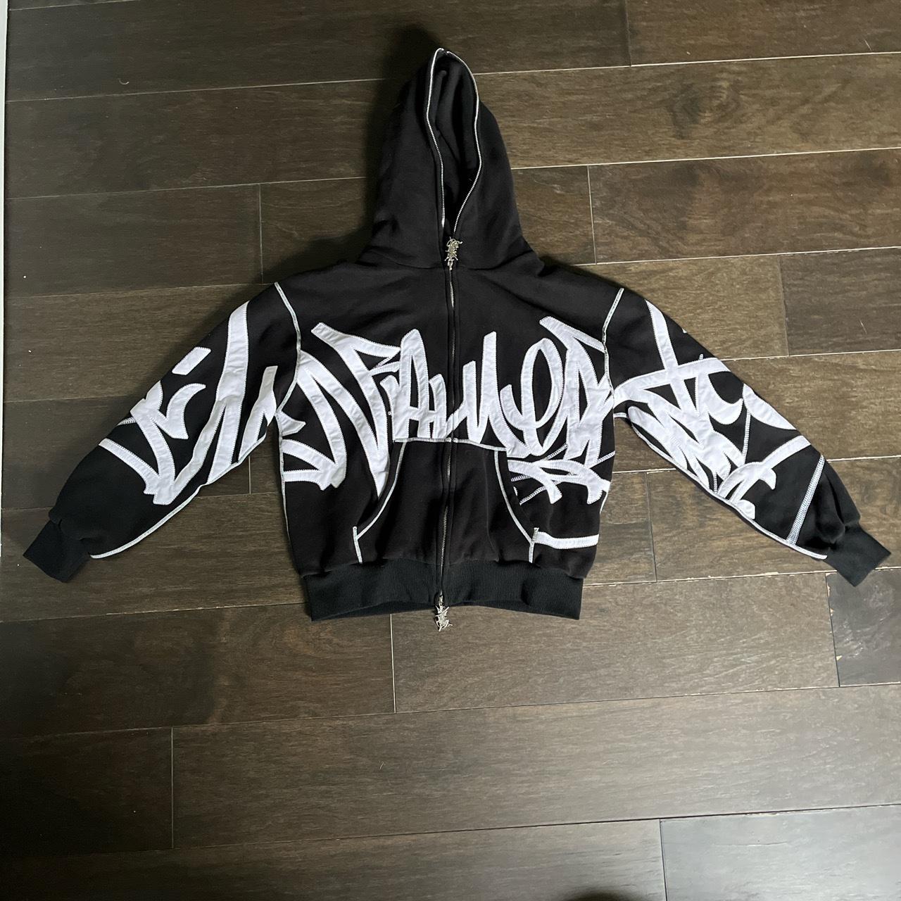 NAMED COLLECTIVE FULL ZIP HOODIE PTP: 22” LENGTH:... - Depop