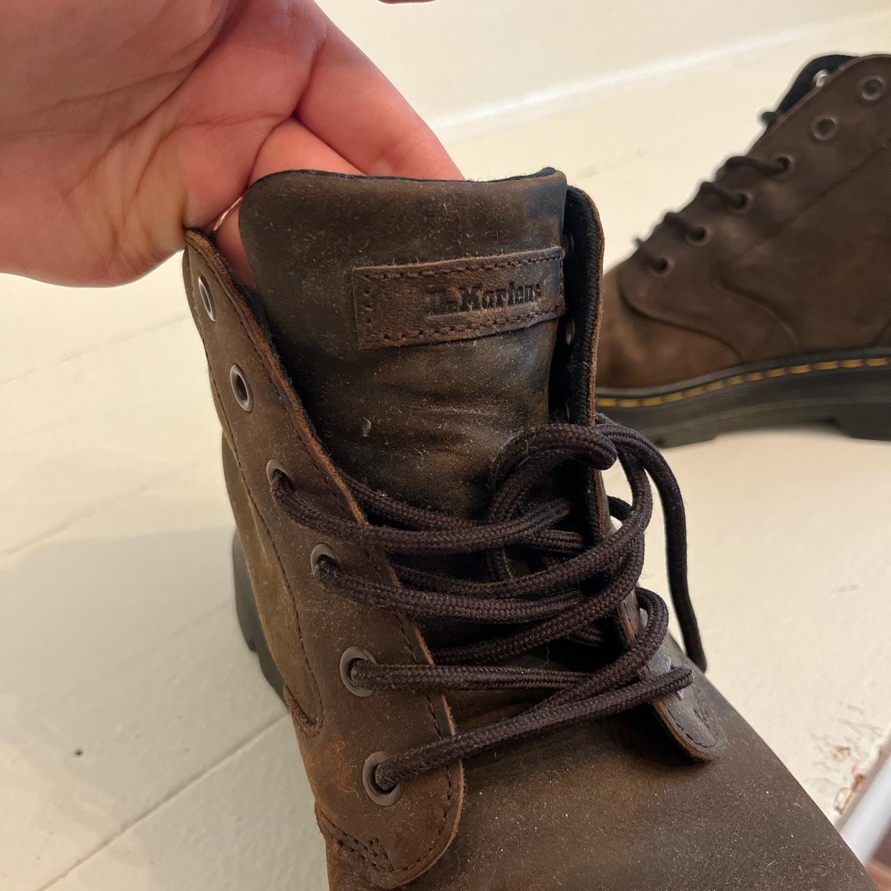 DR. MARTENS airwair Men’s US 10 Brown, worn once,... Depop