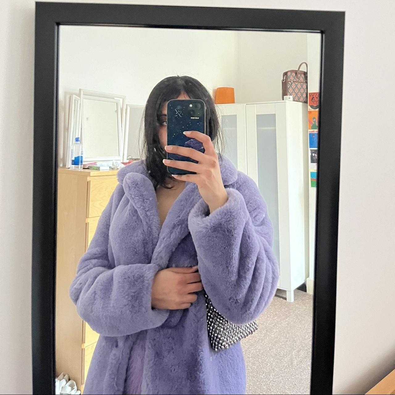 Purple coat primark best sale