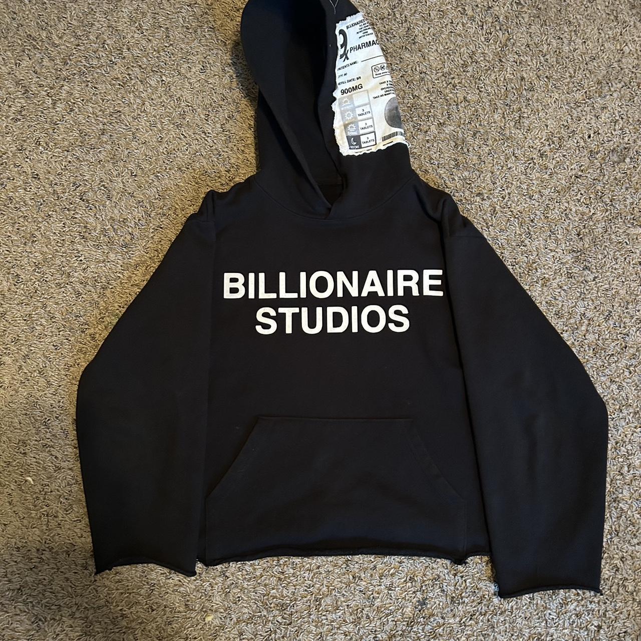 Billionaire studios hoodie Cropped hoodie... Depop