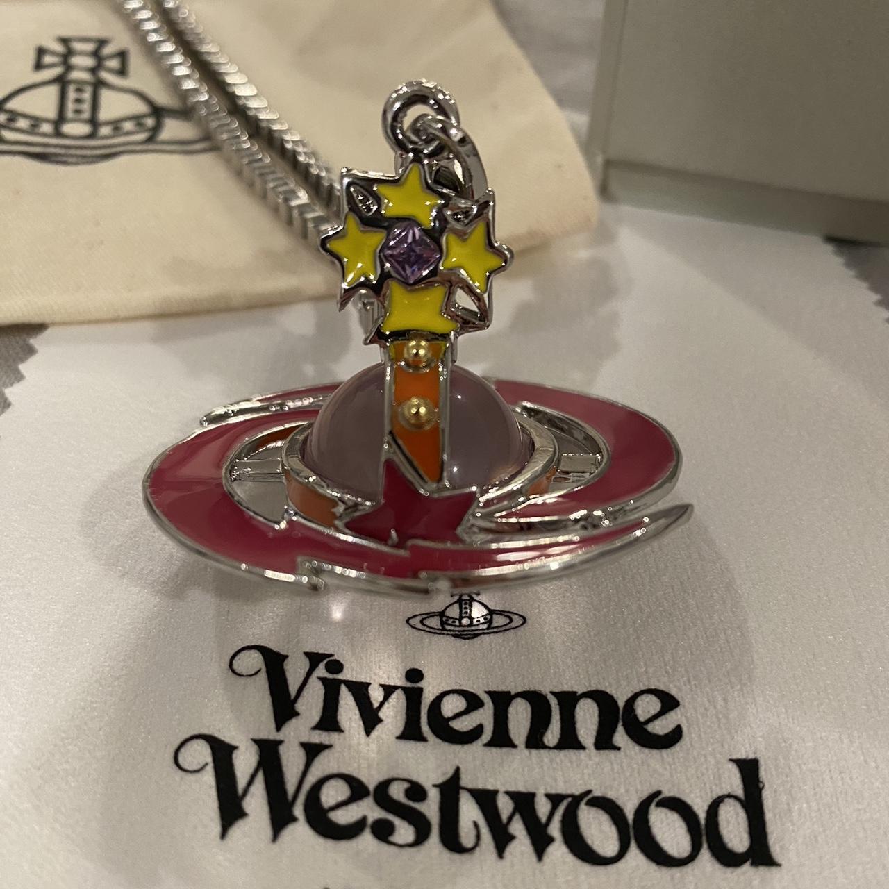 Vivienne Westwood Shooting Star Necklace 3D Orb... - Depop