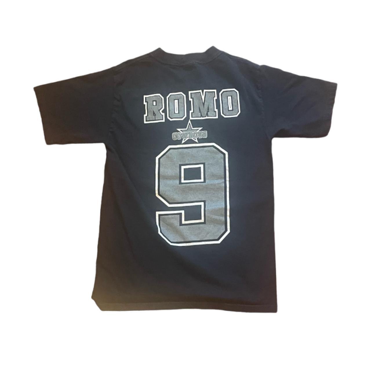 NFL Cowboys Tony Romo Jersey T Shirt Front and Back, - Depop